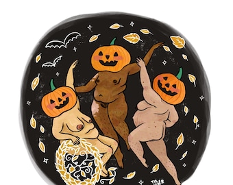 Dancing Pumpkins - Digital File