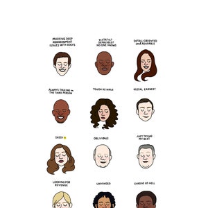 Brooklyn 99 Mood Chart - Digital Download