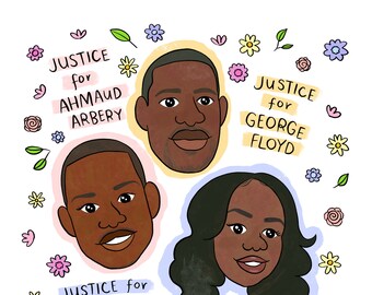 Justice for Ahmaud, George, and Breonna - Digital Download