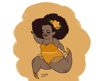 N is for Natural Hair - Digital File