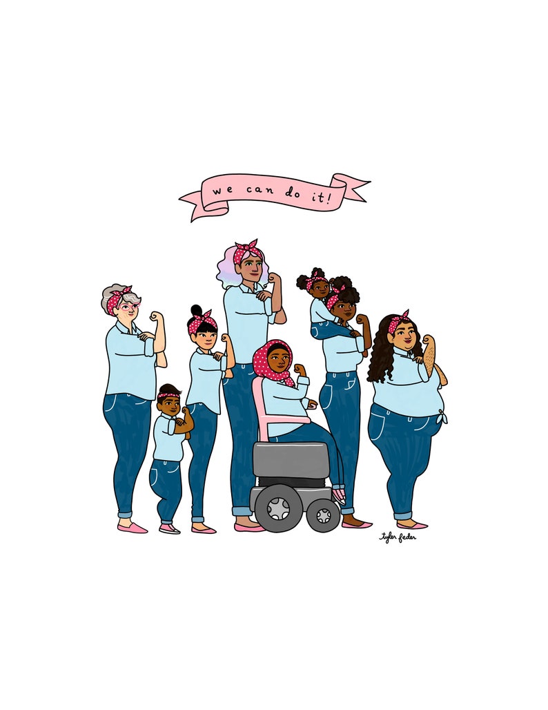 Intersectional Rosie the Riveter Digital Download image 1