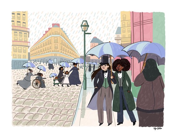 Paris Street Rainy Day By Caillebotte Inclusive Reimagining Etsy