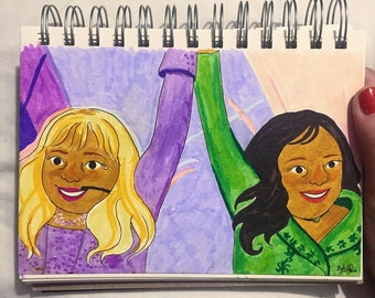 The Lizzie McGuire Movie - Original Illustration