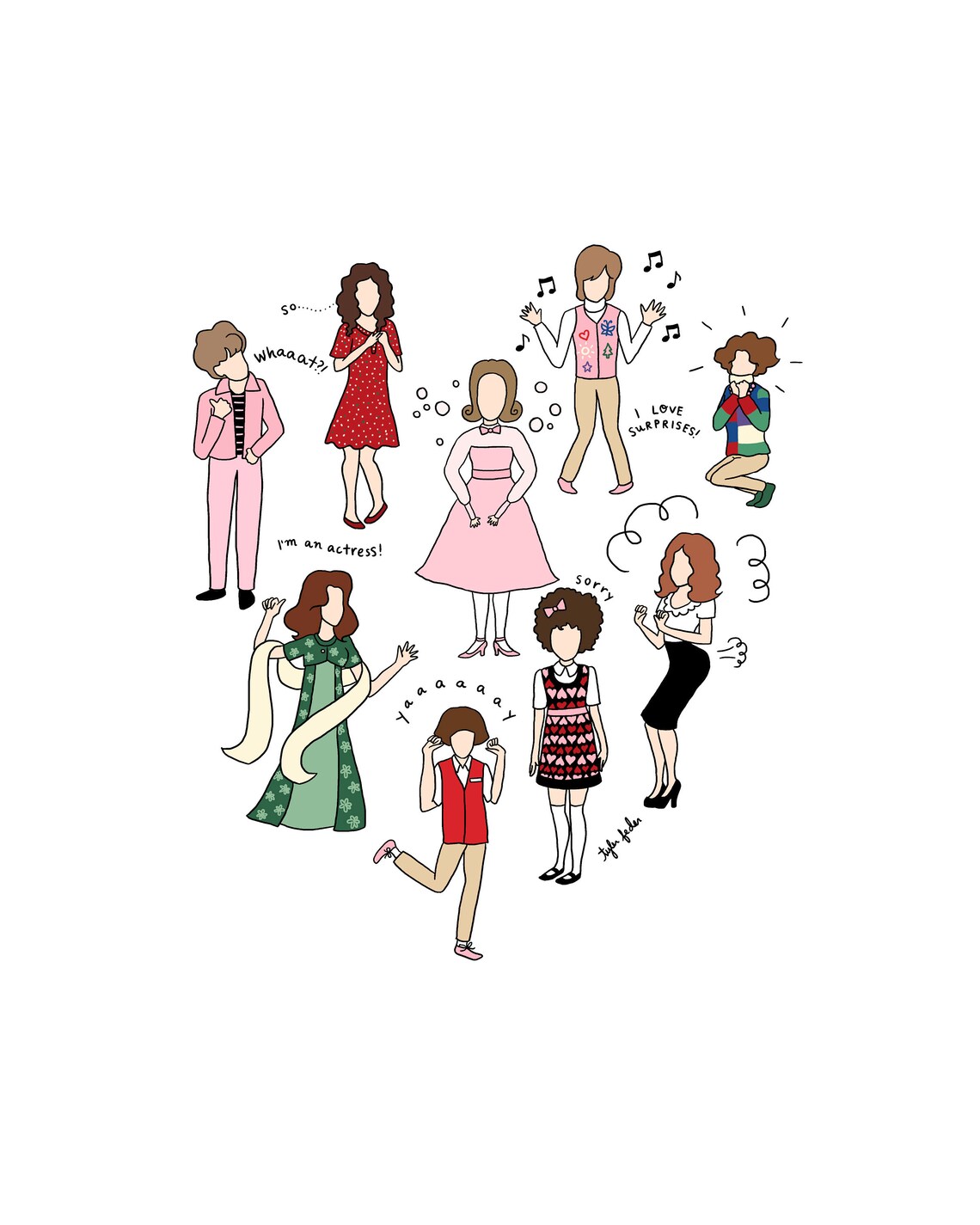Kristen Wiig Characters Digital Download - Etsy