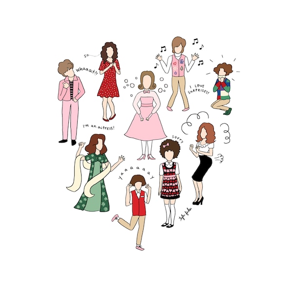 Kristen Wiig Characters - Digital Download