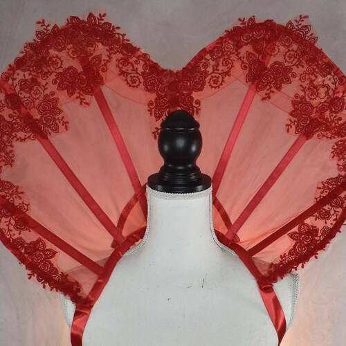 Organza Ornate Elizabethan Collar Etsy