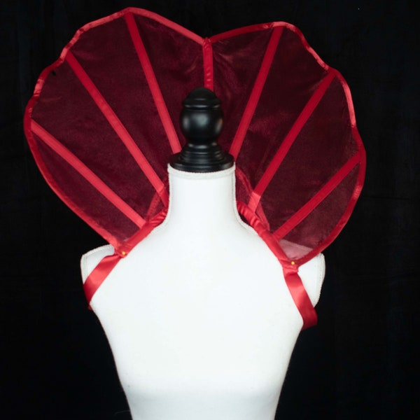 Organza Heart Elizabethan Collar