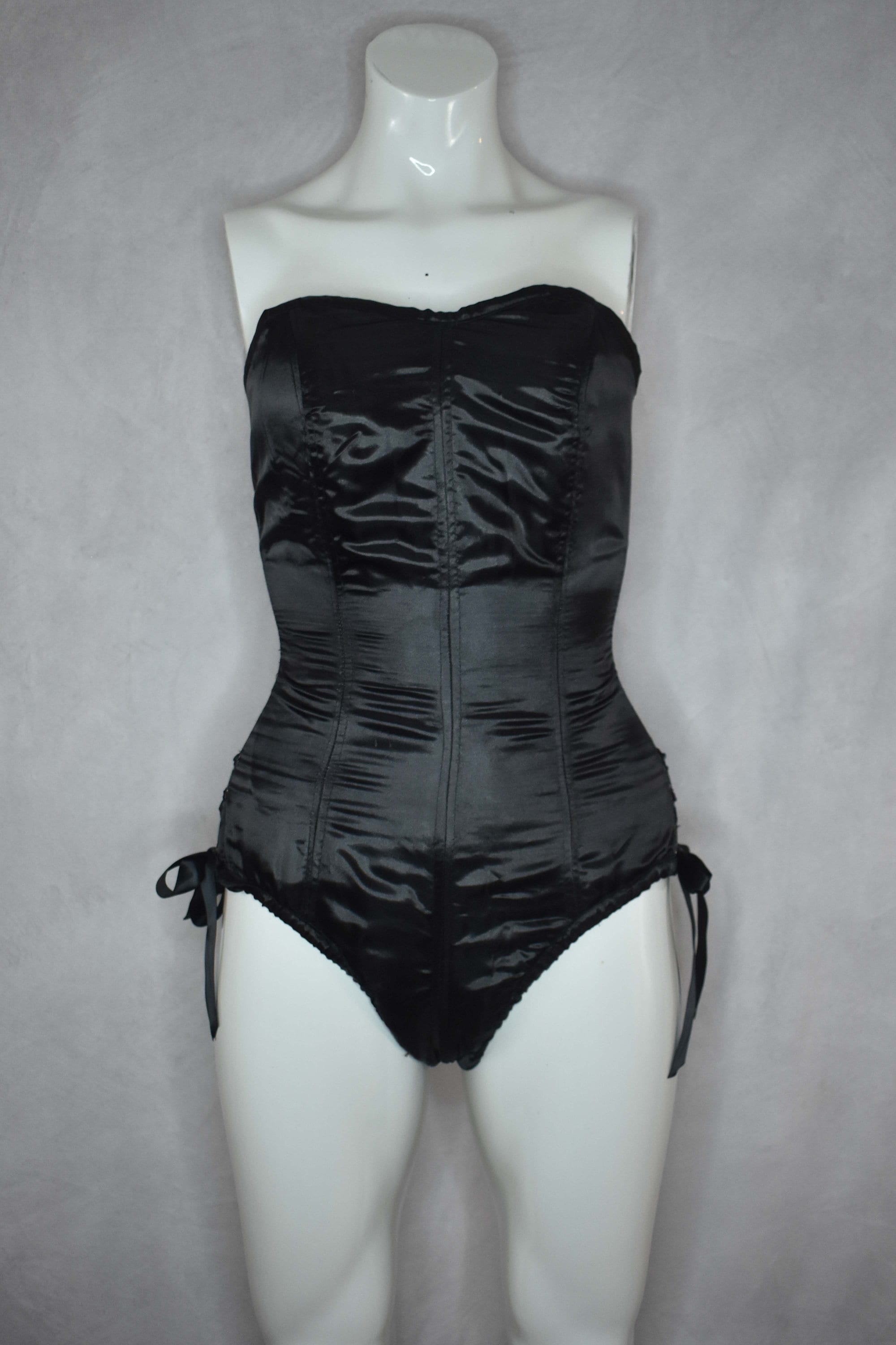 Black Corset Bodysuit 