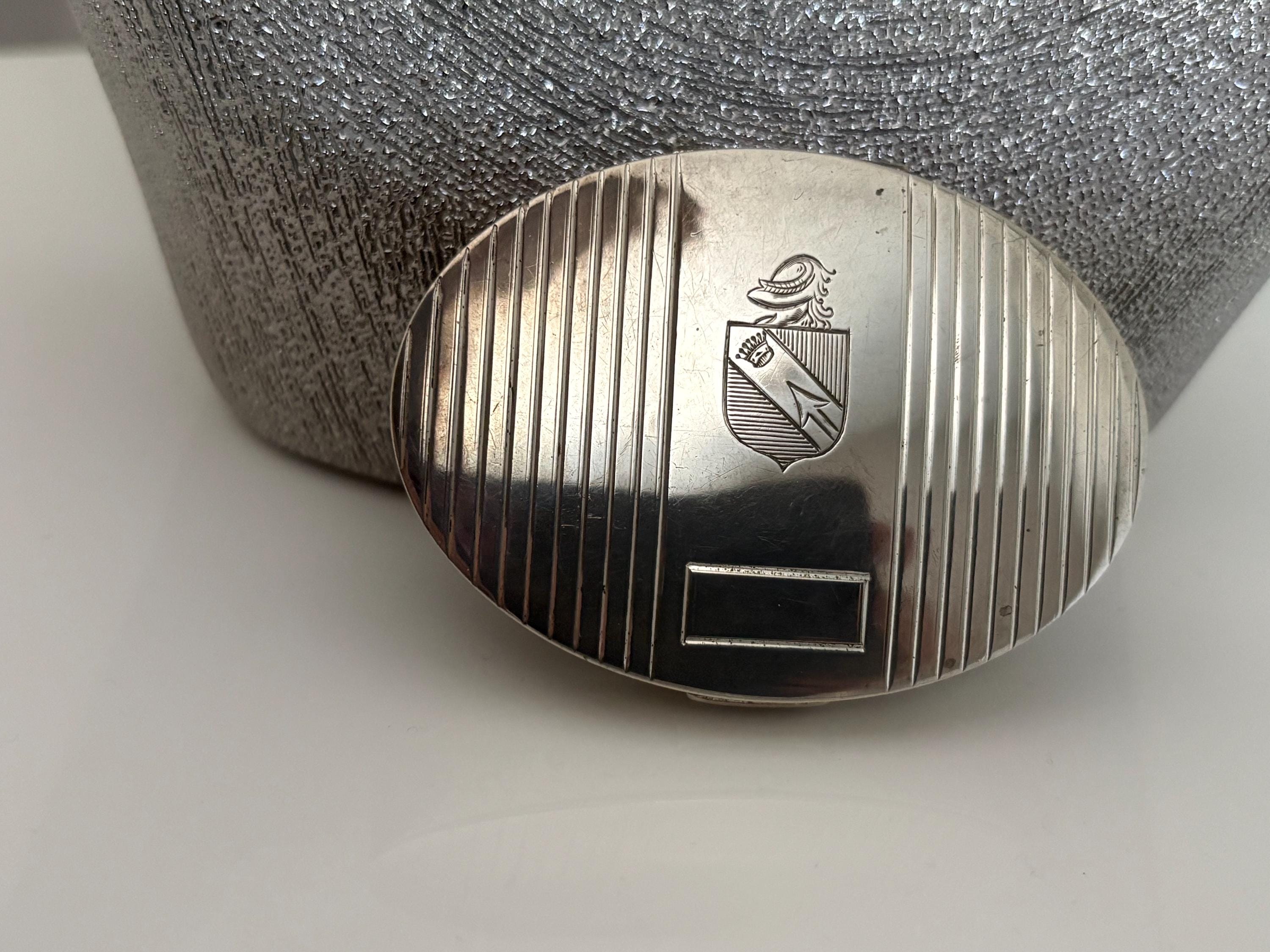 Vintage Sterling Silver Compact Mirror - Etsy