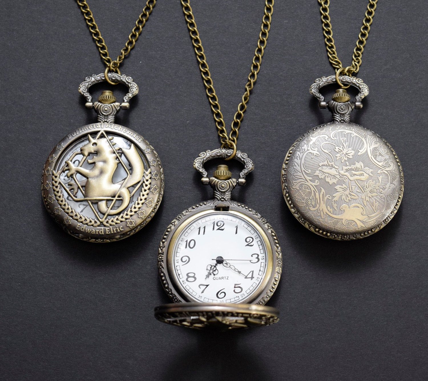 edward elric pocket watch