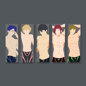 Free! Iwatobi Swim Club bookmark: anime manga comfort character