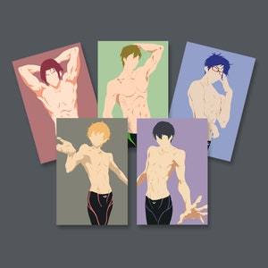 Free! Iwatobi Swim Club art print: anime manga comfort character