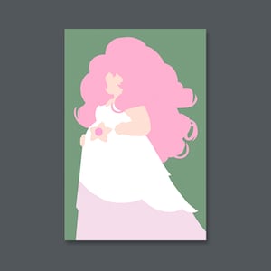 Rose Quartz Steven Universe art print