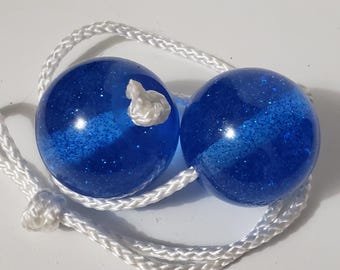 Clacker Klackers blue sparkle