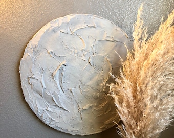 Schlagsahne Beton Wandkunst