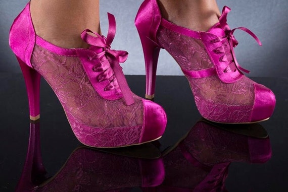 fuchsia sandals wedding