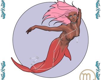 Mermaid zodiac - Scorpio