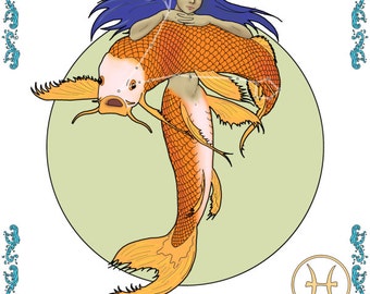 Mermaid zodiac - Pisces