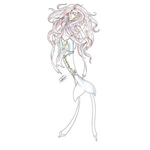 Fancy mermaid