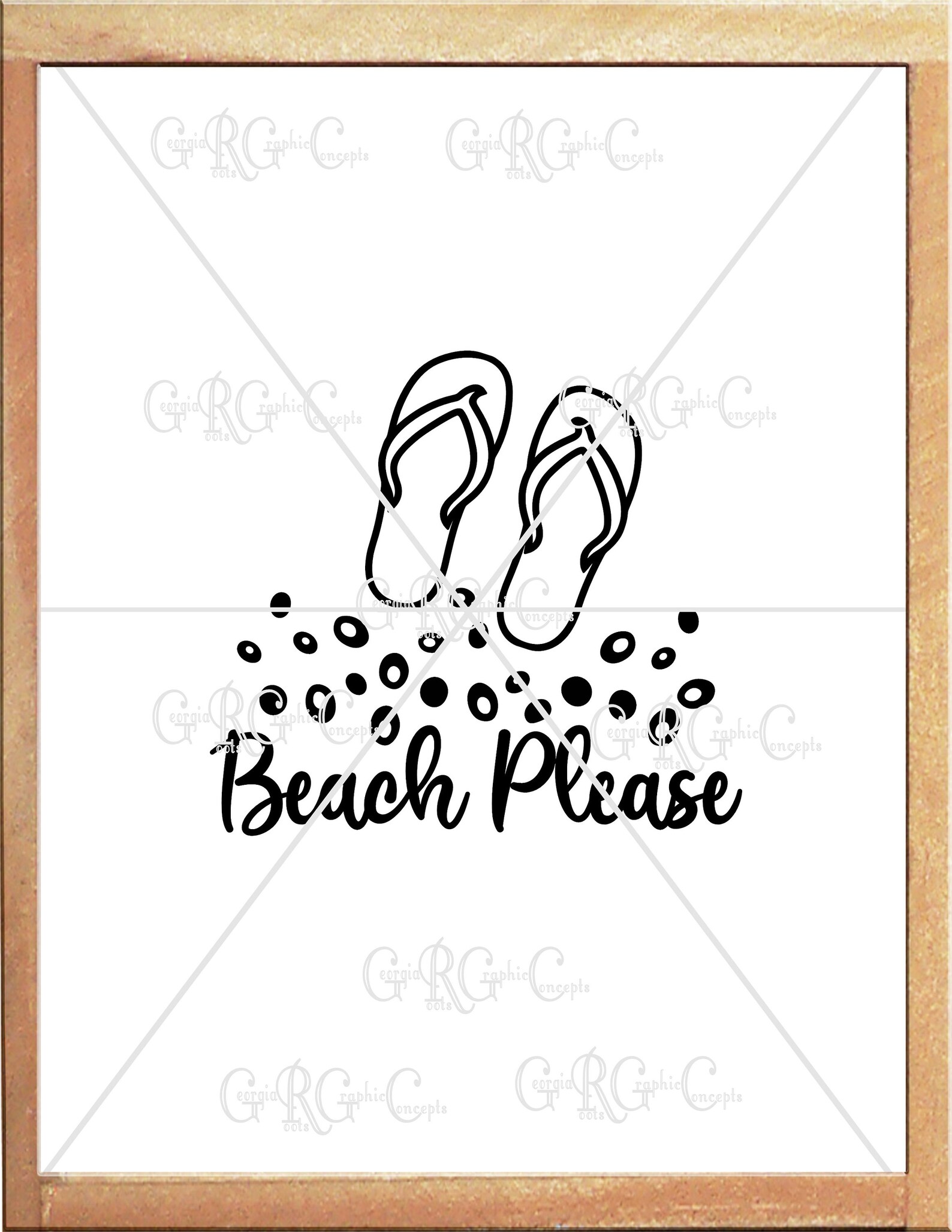 beach please flip flops