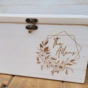 Wedding envelope box | Personalized Card Box | Custom Engraved Wooden Box | Wedding Keepsake Box