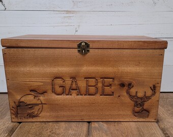 Child Keepsake box  Memory Box  Rustic Wooden box woodland keepsake box