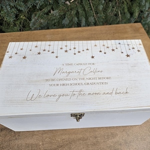 Personalized Baby Keepsake Box: Rustic Cedar Time Capsule