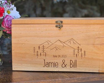 Personalized Card Box, Wedding Card box, Barn Wedding Decorations, Wedding Keepsake Box