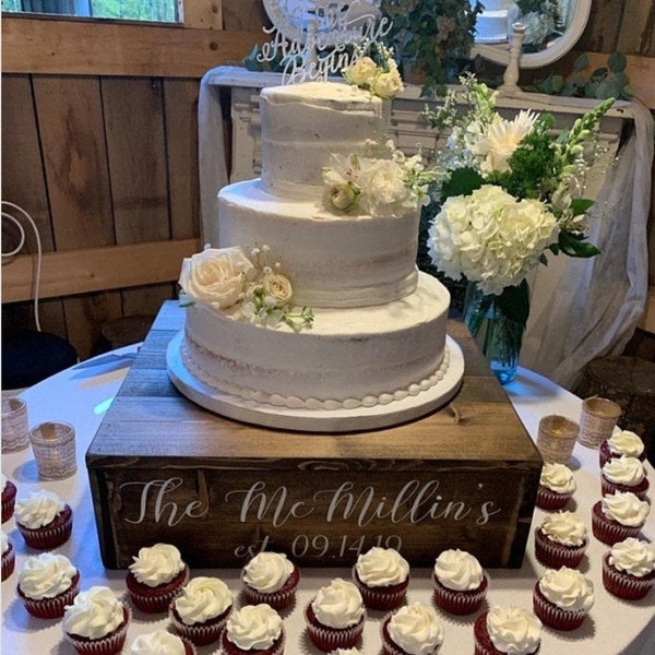 Wedding Cake Stand | Rustic Wedding Cake Stand | Wedding Cupcake Stand | Tiered Cupcake stand