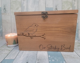 Personalized Keepsake Boxes for Babies, Wooden Memory Box, Time capsule box, Baby Keepsake Box, Children's Memory Box