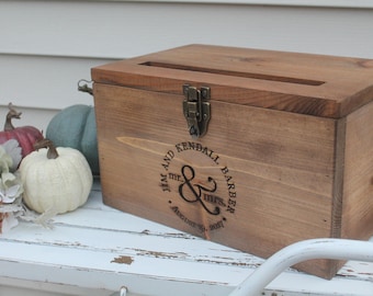 Wedding Card Box Rustic | Etsy