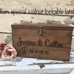 Boîte pour cartes en bois personnalisée Boîte pour cartes de mariage Boîte pour cartes d'anniversaire Boîte pour cartes de remise des diplômes