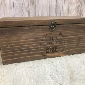 Baby Keepsake Box |  box for babyshower | Larger keepsake box