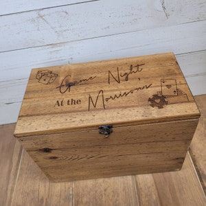 Game night box personalized