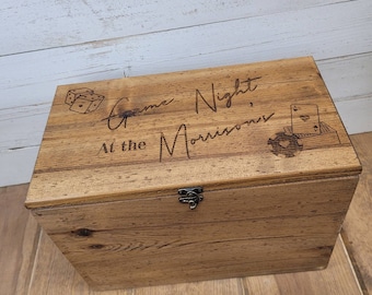 Game night box personalized