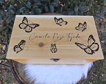 Personalized Keepsake Boxes for Little Girl, Daughter, Granddaughter