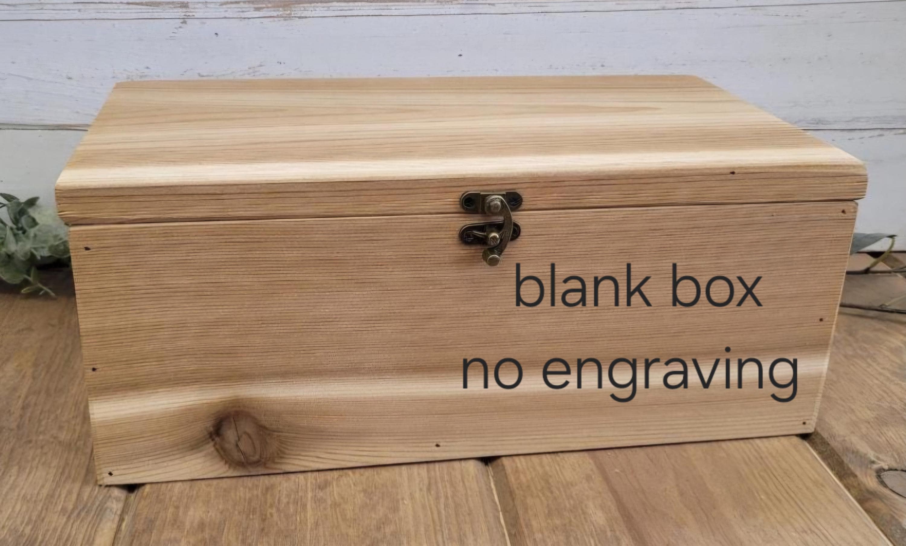 Custom Keepsake Box – Engraved Wooden Memory Box, Personalized Gift Box ...