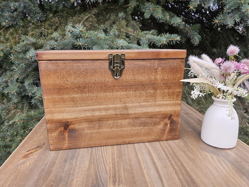 Personalized Rustic Cedar Keepsake Box | Outdoors Men's Gift | Keepsake ...