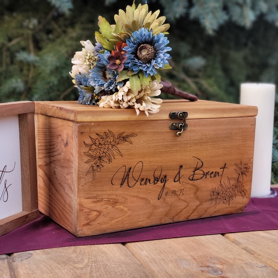 Personalized Card Box Wedding Card Box Barn Wedding 