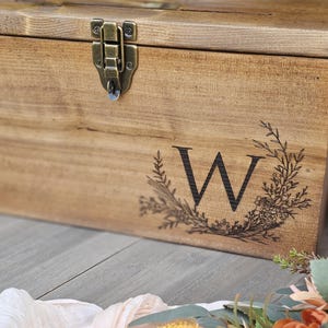 Rustic Barnwood Wedding Card Box – Engraved Wooden Keepsake - Etsy