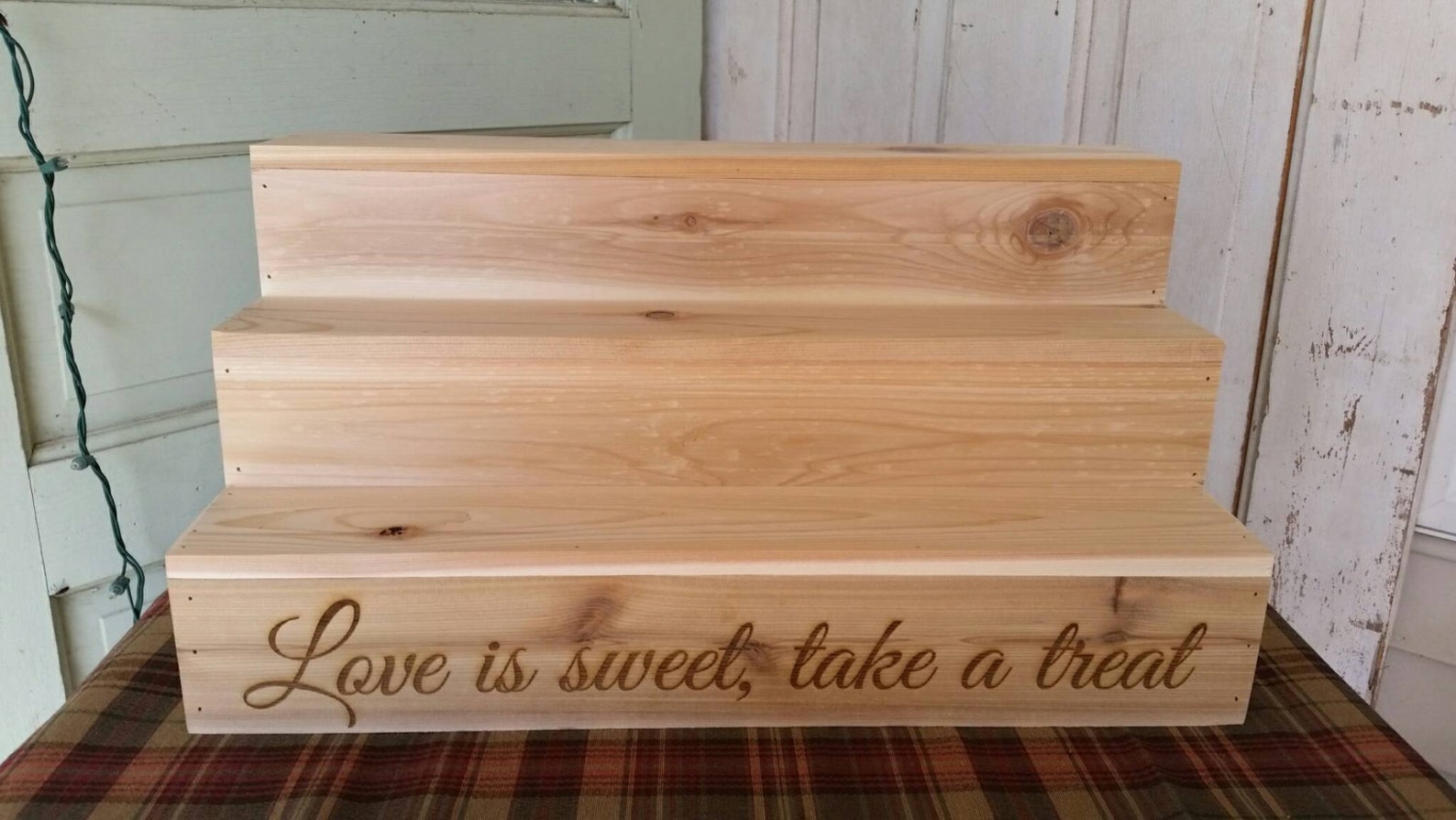 Cupcake Stand Cupcake Steps Cupcake 3 Stairs Stand Etsy