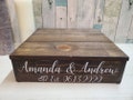 Wedding Cake Stand  |  Rustic Wedding Cake Stand  |  Personalized Wood Cake stand