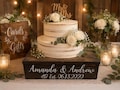 Rustic Wedding Cake Stand, Farmhouse Wooden Cake Stand, Barn Wedding Decor, Wood Cake Display Stand, Country Wedding Dessert Table