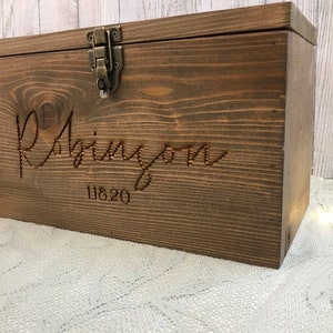 Personalized Box for Cards - Weddings Anniversaries Graduations  Customizable and Stylish