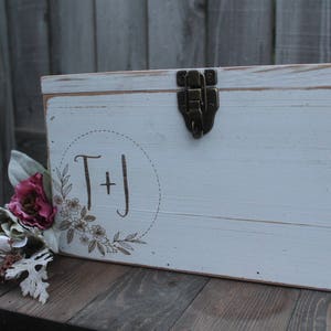 Rustic Card Box for Barn Weddings Anniversaries and Graduations