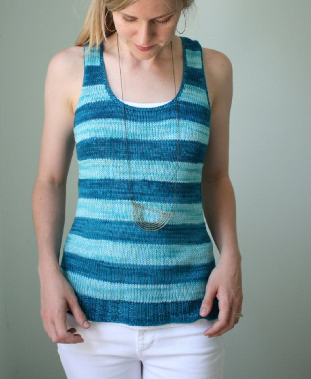 Aquae Tank PDF KNITTING PATTERN - Etsy