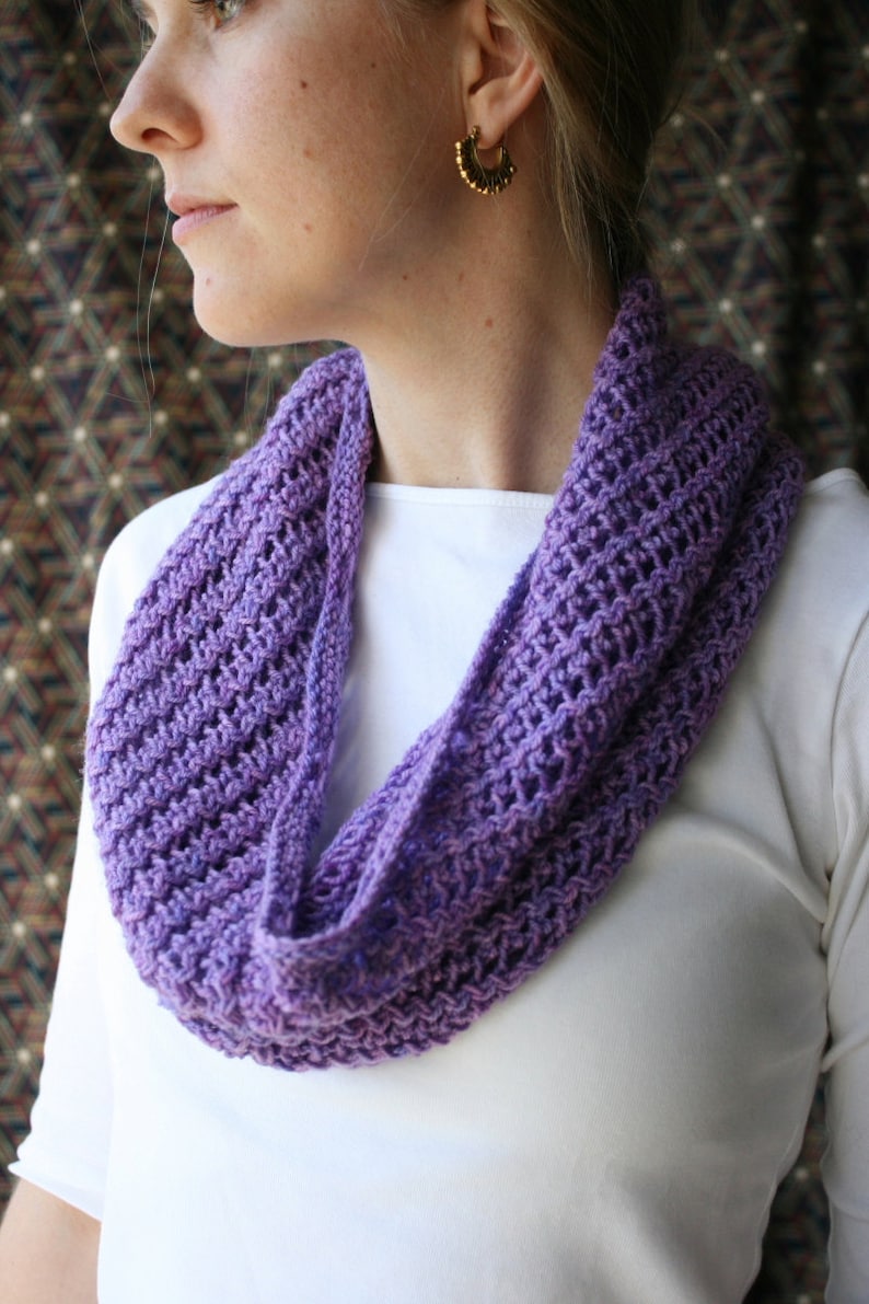 Cachou Cowl & Infinity Scarf PDF KNITTING PATTERN Etsy