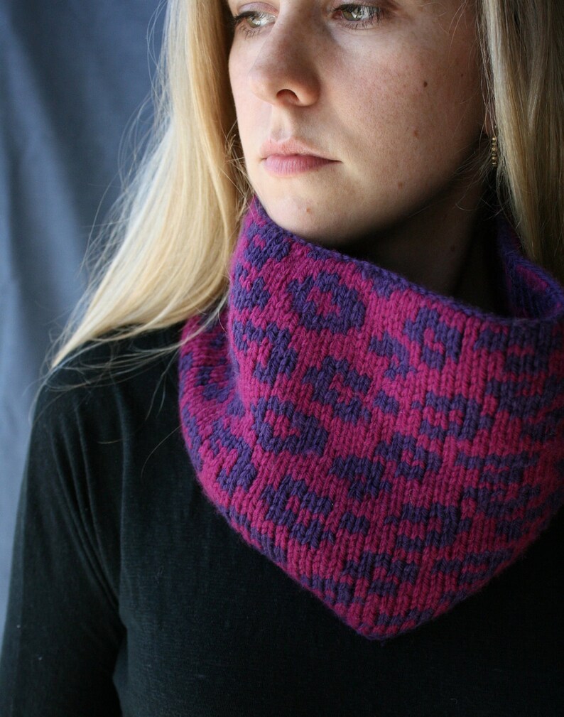 Spots Cowl PDF KNITTING PATTERN - Etsy