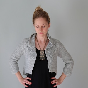 Snowcloud Shrug/Cardigan PDF KNITTING PATTERN image 2