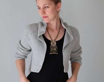 Snowcloud Shrug/Cardigan PDF KNITTING PATTERN